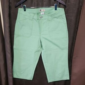 Faded Glory Mint Green Crop Pants  100% Cotton Jordan Originals 1972